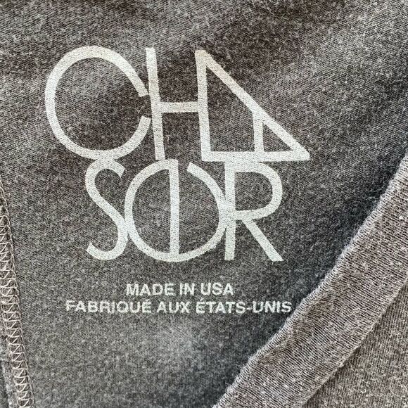 Chaser New York City Skyline V-Neck Neck Washed Out Soft Tshirt. Small NWT New - Picture 3 of 4